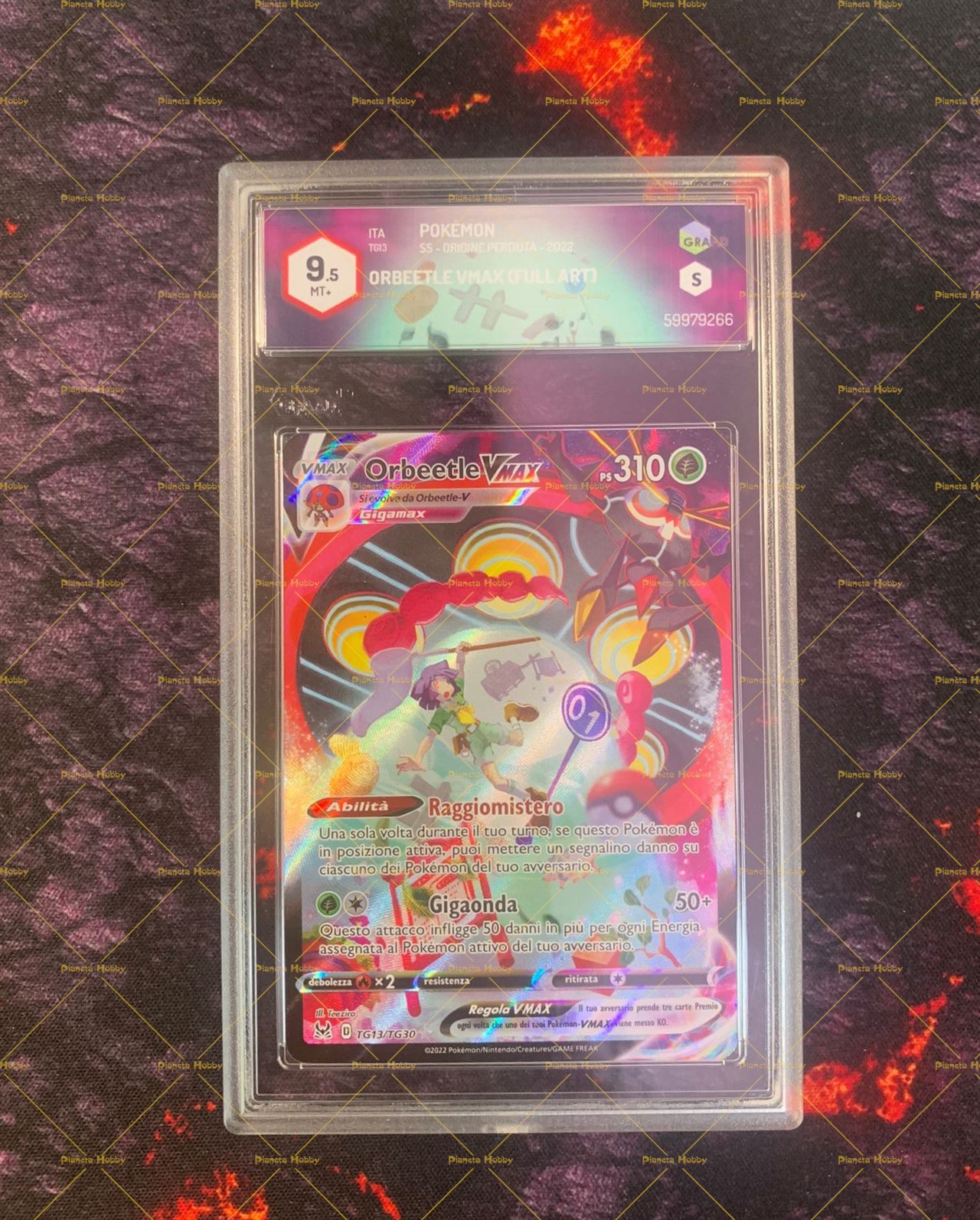 Orbeetle VMAX TG13/TG30 (Full Art) ITA GRAAD 9.5